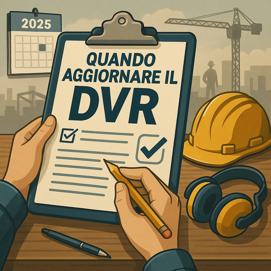Quando aggiornare il DVR: eventi che obbligano alla revisione nel 2025