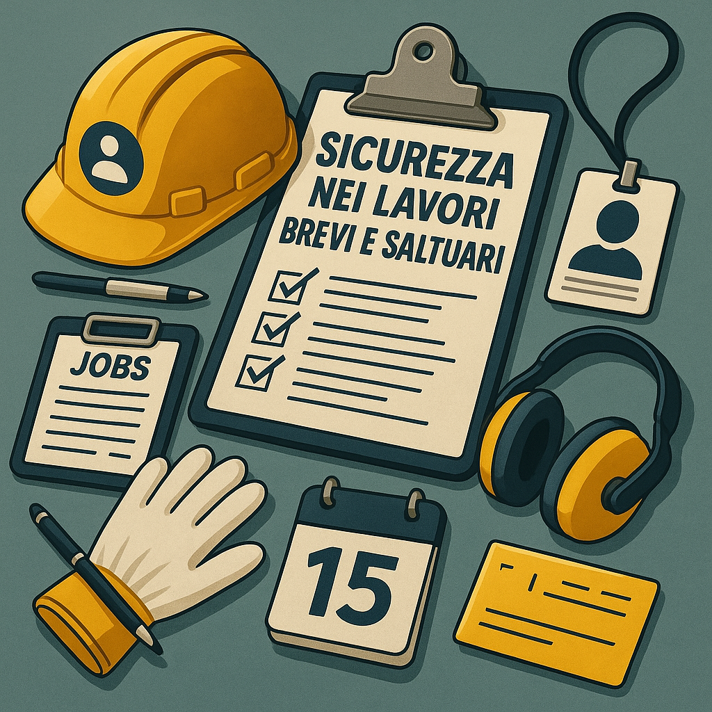 Sicurezza nei lavori brevi e saltuari: cosa fare per mettersi in regola